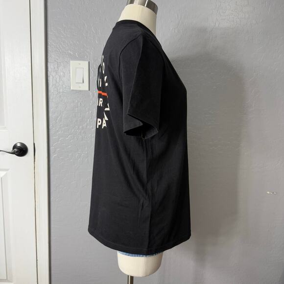 Brixton Black Graphic Tee – TRD MRK Company Logo T-Shirt - Picture 3 of 5